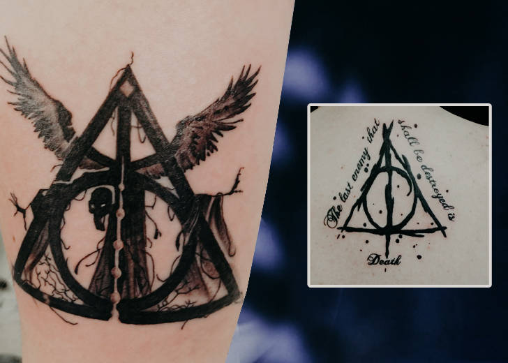 Surprisingly, J.K. Rowling, the author of “Harry Potter,” shares a connection with the Deathly Hallows symbol.