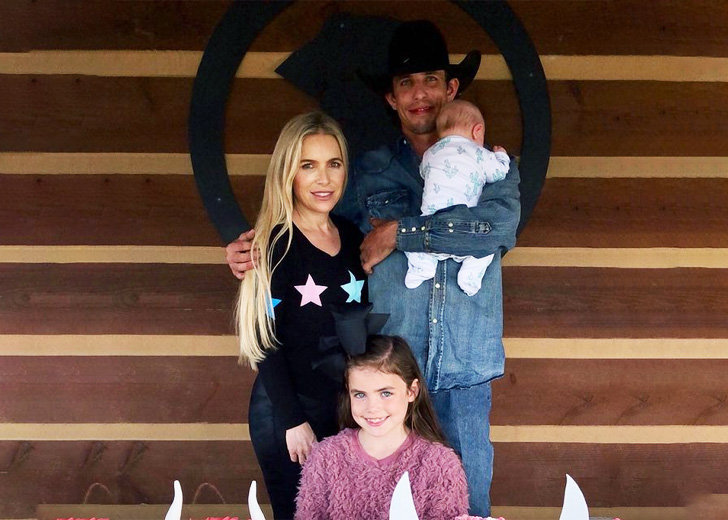 J.B. Mauney and his wife, Samantha, are introducing their son to bull riding at a young age.