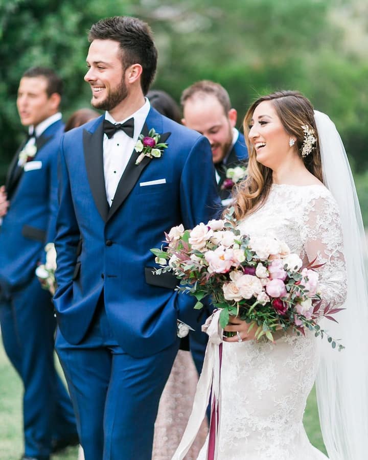 Kris and his wife Jessica during their wedding day. Photo: @jess_bryant Source: Instagram 