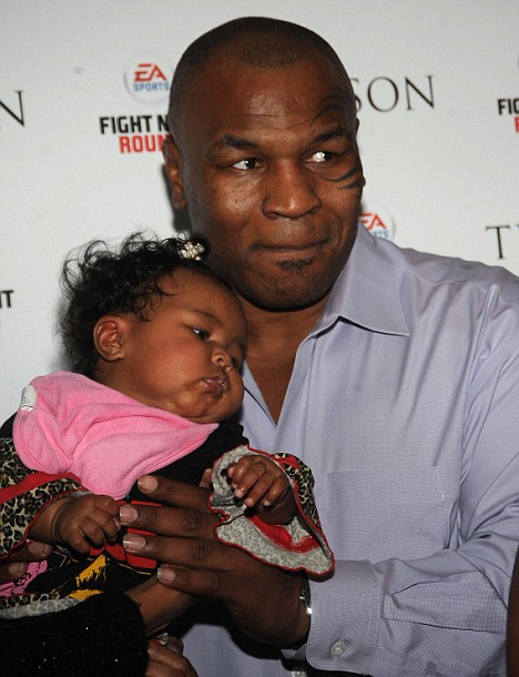 Exodus Tyson with her father