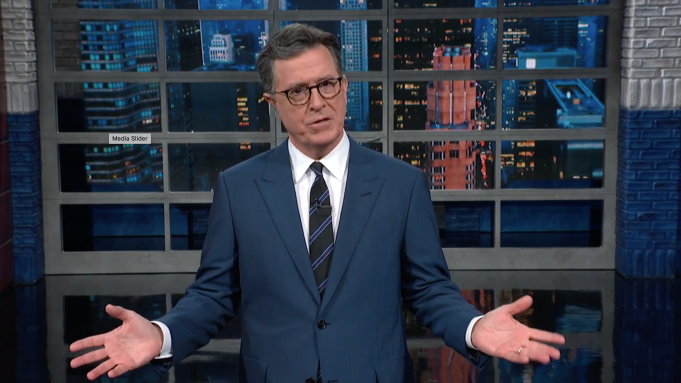 After Stephen Colbert tests positive for Covid, ‘The Late Show’ cancels an episode.