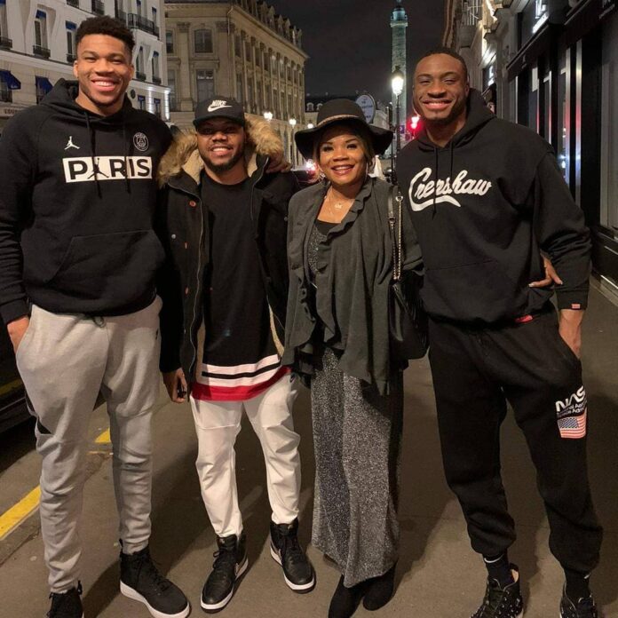 Giannis, Francis, Veronica, and Thanasis (Source: Instagram)