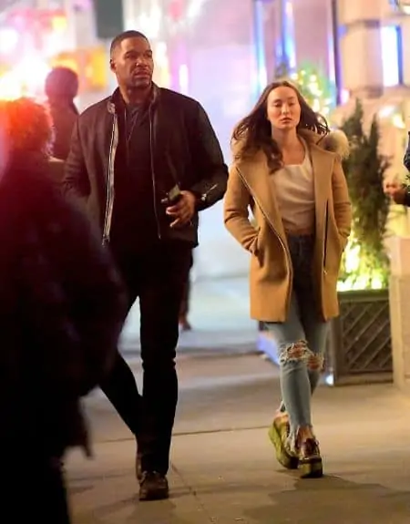 Kayla Quick and Michael Strahan on their date night