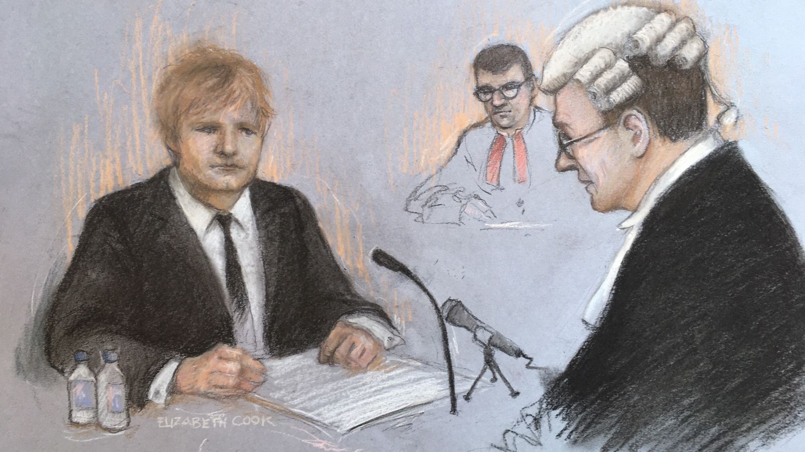 Sheeran gave evidence for two days at the High Court. Pic: Elizabeth Cook/PA