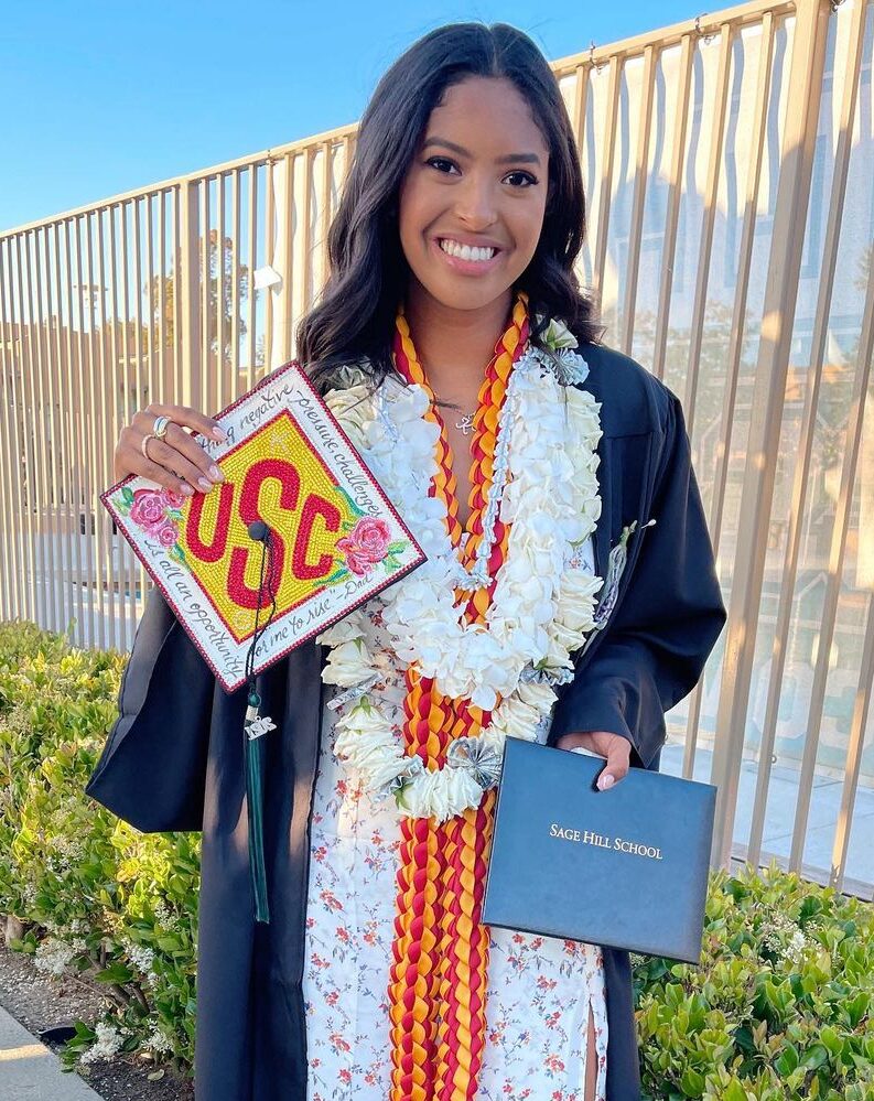 Natalia Diamante Bryant excited after getting into University of Southern California (Source: Instagram)