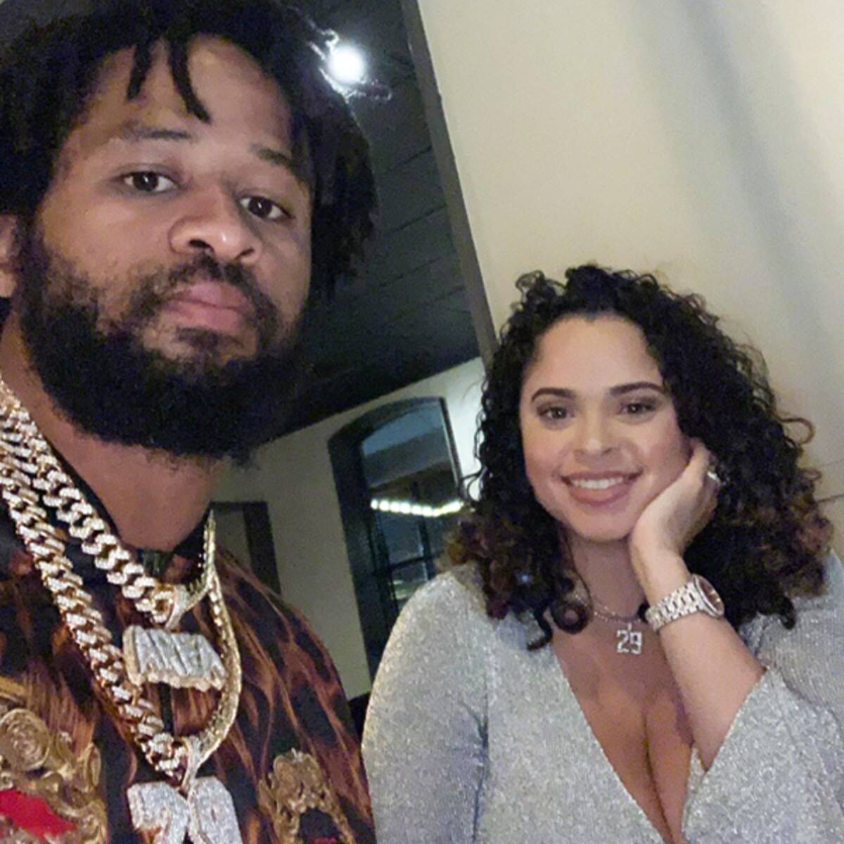Earl Thomas with her wife, Nina Heisser