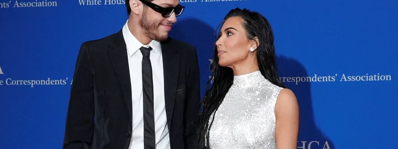 Kim Kardashian and Pete Davidson Make Red Carpet Debut at 2022 White House Correspondents' Dinner