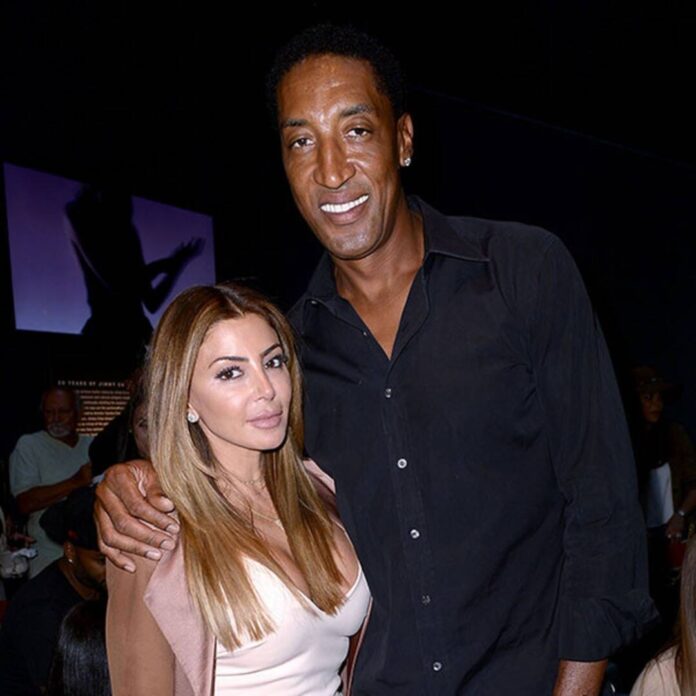 Larsa Younan with her ex-husband Scottie Pippen.