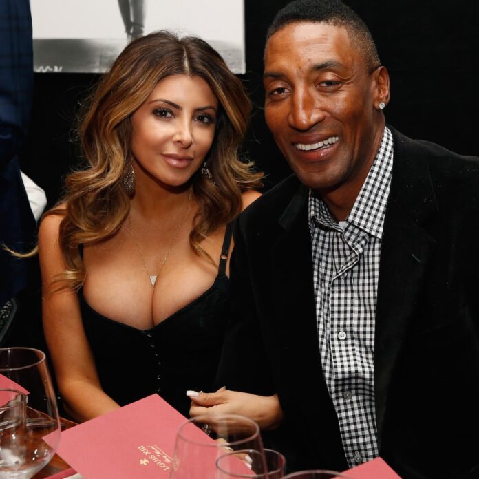 Larsa Pippen with her former husband, Scottie Pippen