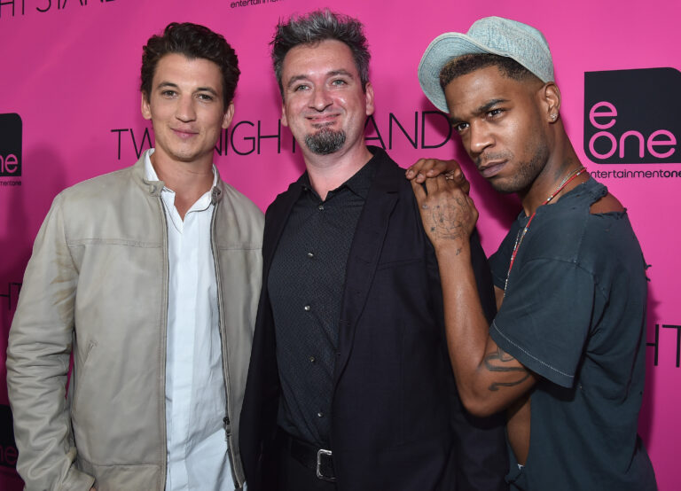 Max Nichols with the cast of Two Night Stand.