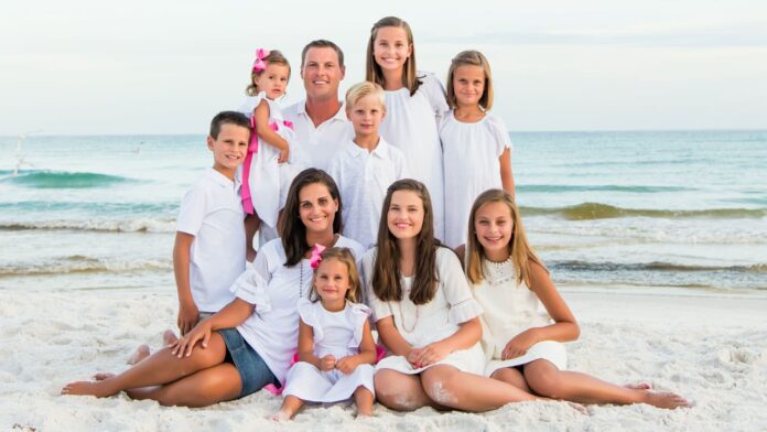 Philip Rivers with his family