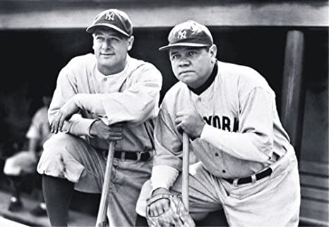 Only teammates to make in our list Babe Ruth and Lou Gehrig
