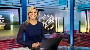 Kathryn Tappen in NHL studio