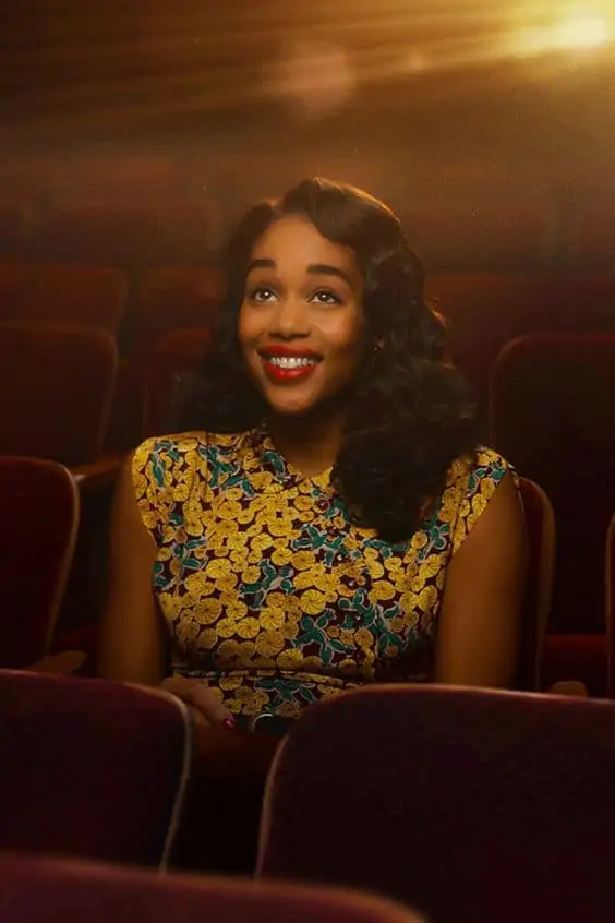 Laura Harrier in the film “Hollywood.”